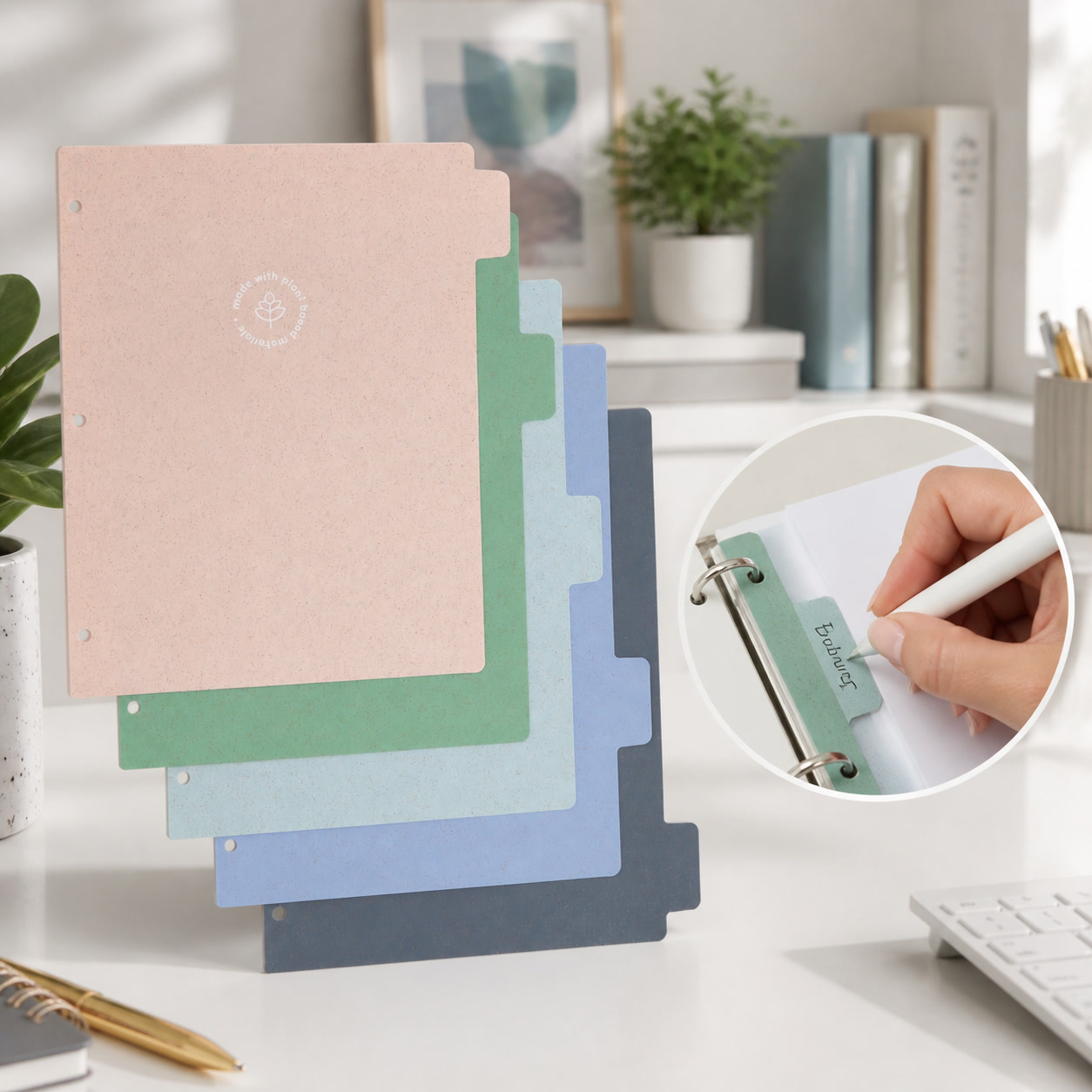 Index Tab Divider - فواصل تبويبية للمجلدات، صفحات فهرسة متينة