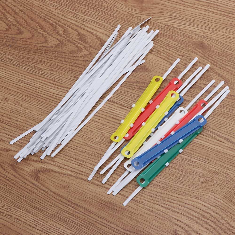 Binder Clip Assorted - 50 قطعة/المجموعة/المجموعة ملف ورقة مشابك البلاستيك