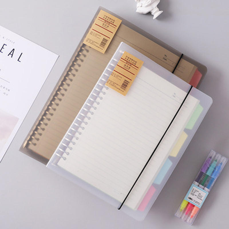 Graph Paper Pad - A4/B5/A5 دفتر ملاحظات فضفاض لإعادة تعبئة
