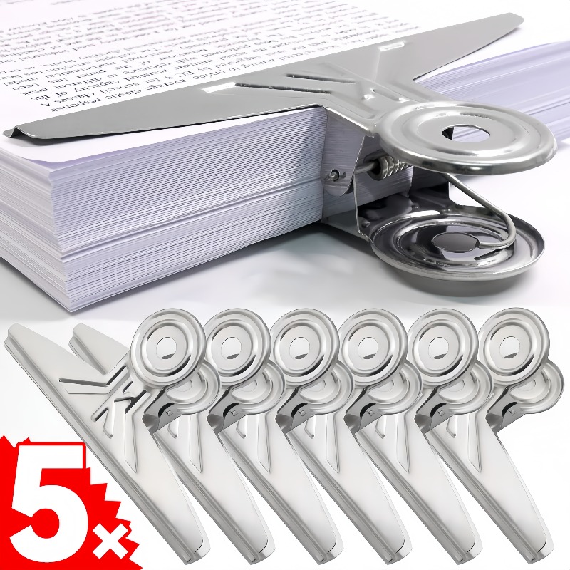 Binder Clip Assorted - مشابك ورق البلدغ كبيرة جدًا، مشبك