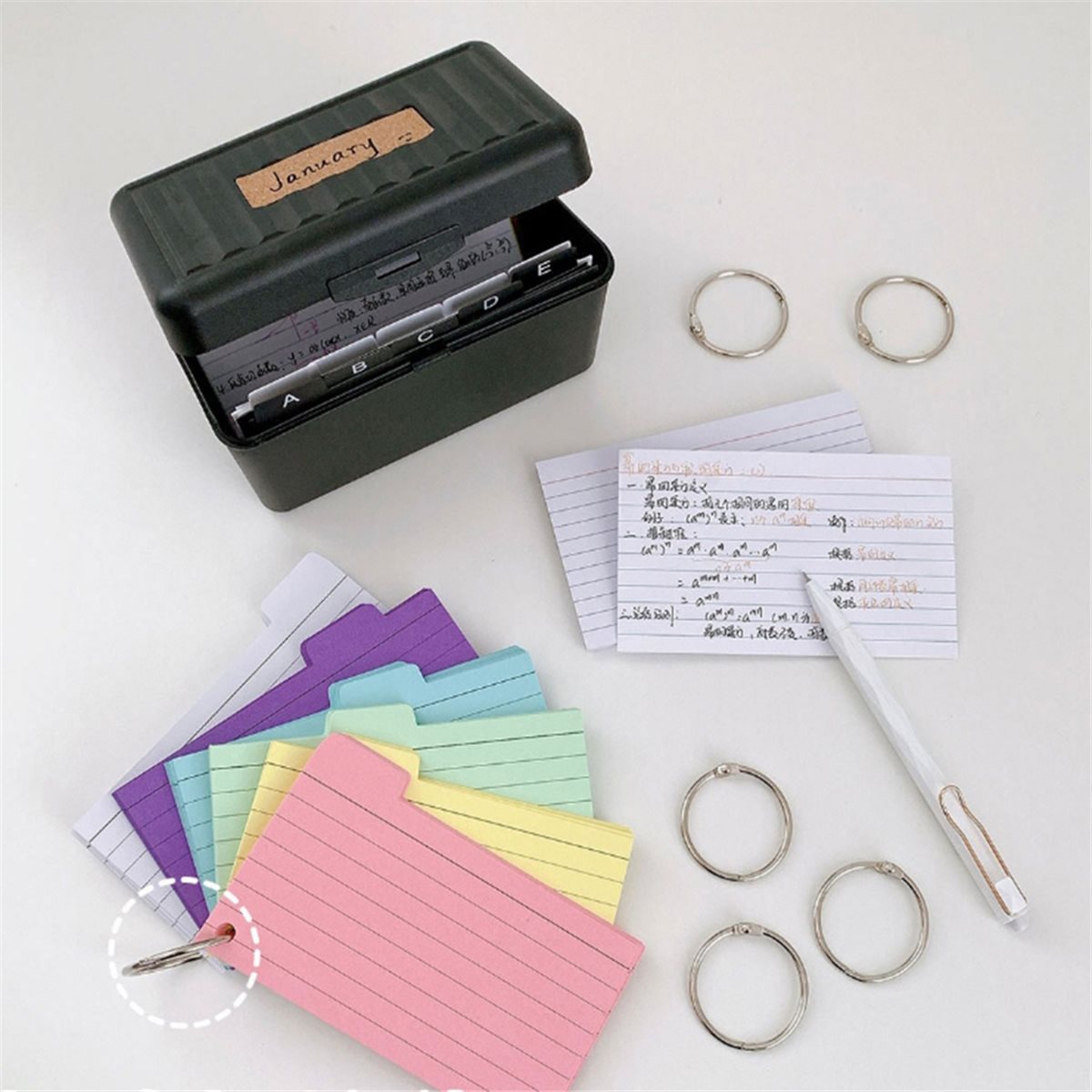 Index Tab Divider - عرض ضخم 828: صندوق حامل بطاقات