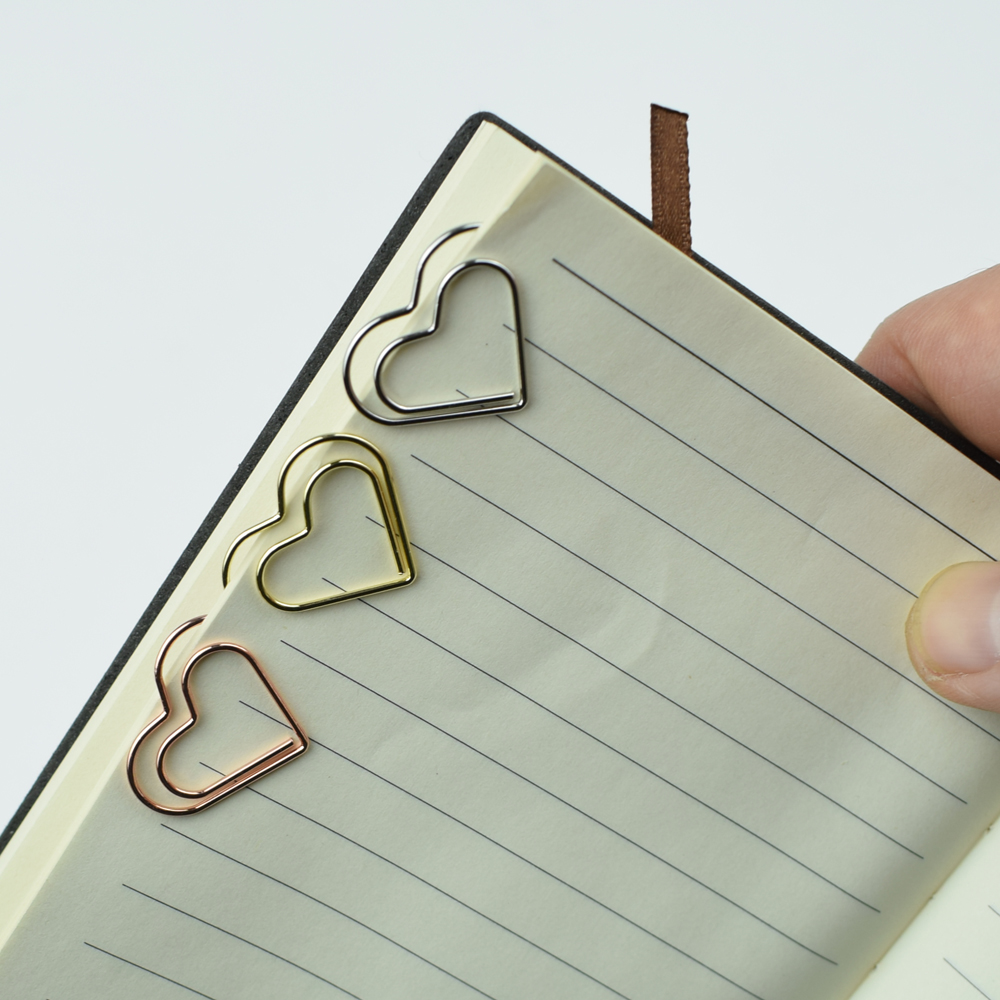 مجموعة مشابك ورق على شكل قلب م - مراجعة Binder Clip Assorted وسعره