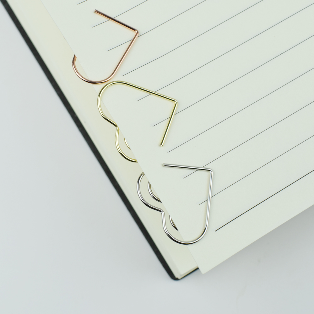 مجموعة مشابك ورق على شكل قلب م - مراجعة Binder Clip Assorted وسعره