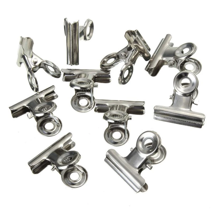 10 قطع من مشابك ورق المكتب الم - مراجعة Binder Clip Assorted وسعره