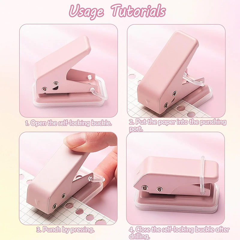مثقب ورق صغير لطيف بفتحة واحدة - مراجعة Office Supply Office Stationery Items وسعره