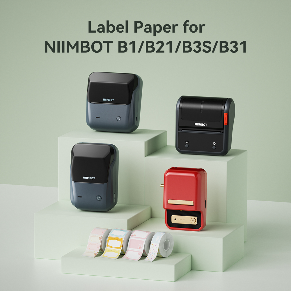 NIIMBOT التسمية الحرارية ل B1  - مراجعة Label Printer Tape وسعره