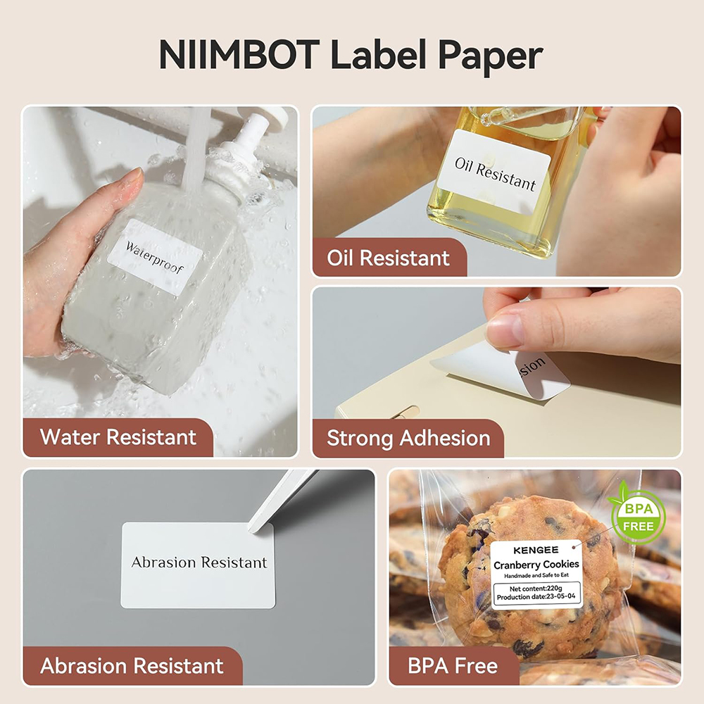 NIIMBOT التسمية الحرارية ل B1  - مراجعة Label Printer Tape وسعره