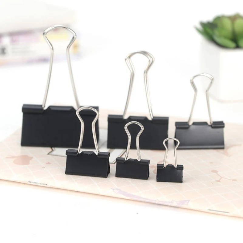 10/20 قطعة مشبك ورق معدني 19 2 - مراجعة Binder Clip Assorted وسعره