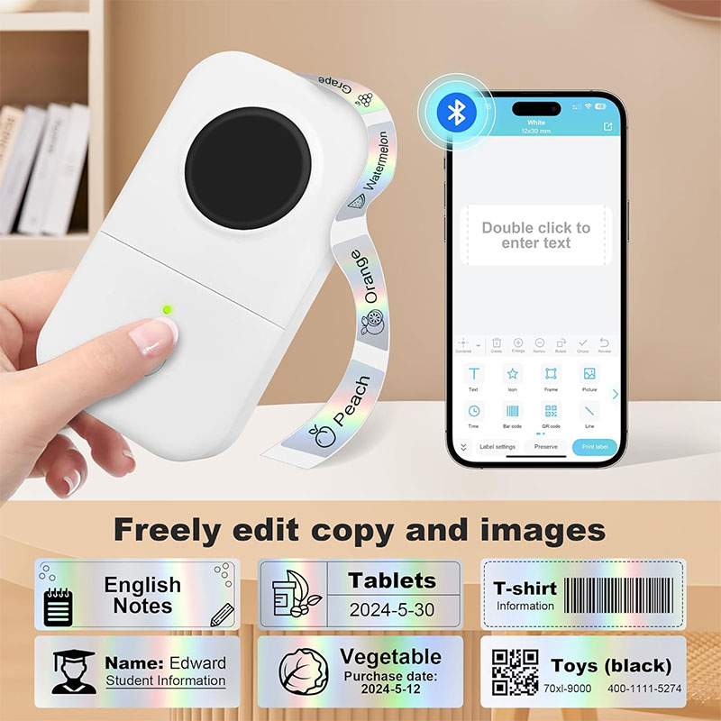 شريط ملصقات حراري مقاس 12*40 م - مراجعة Label Printer Tape وسعره