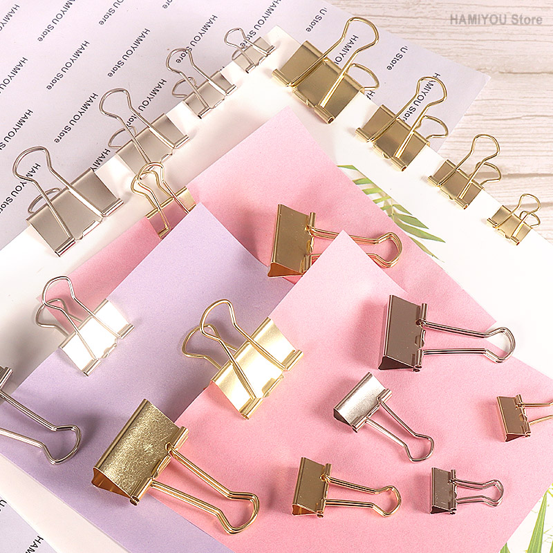 مشابك ورق معدنية طويلة الذيل م - مراجعة Binder Clip Assorted وسعره