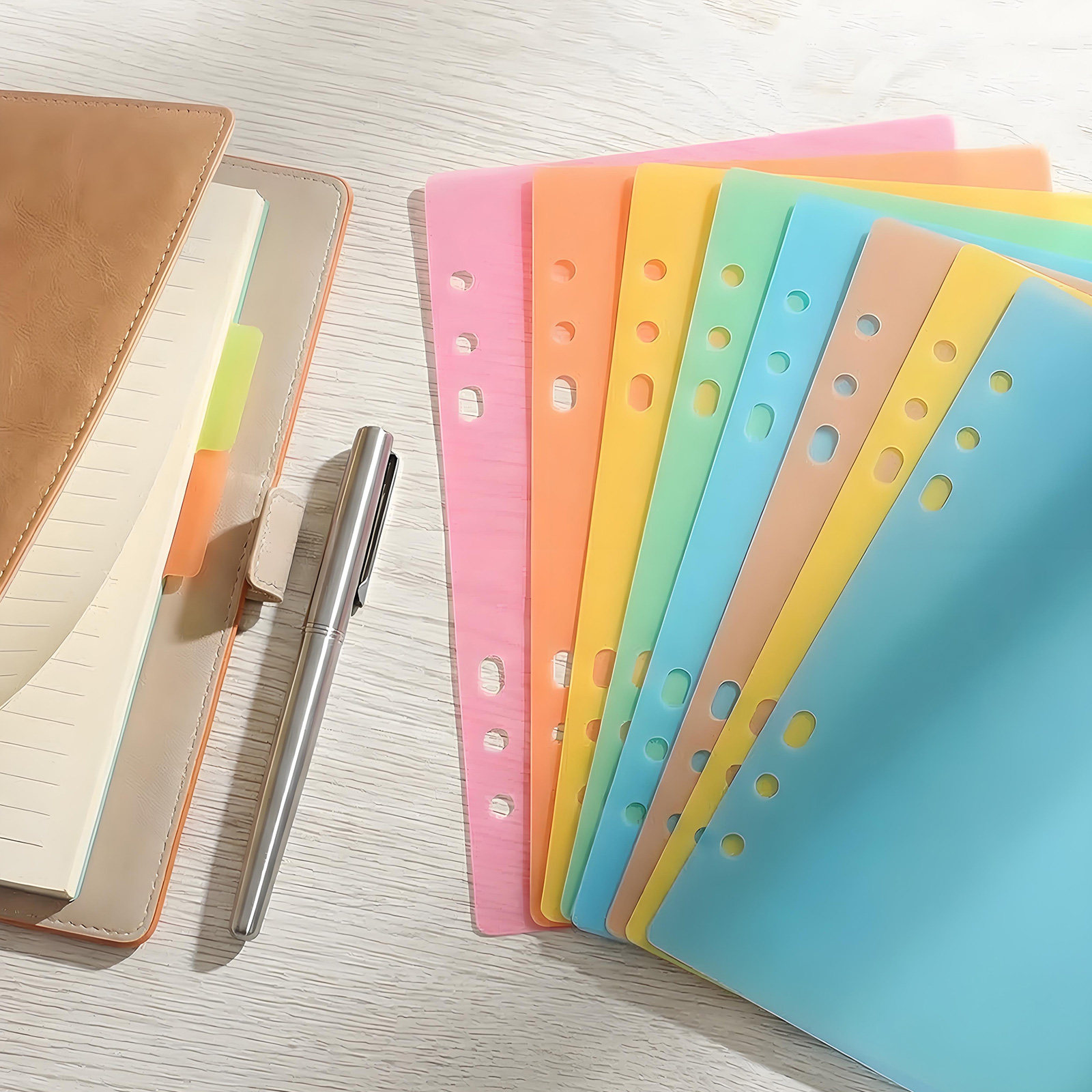 10 قطع من فواصل التبويب الملون - مراجعة Index Tab Divider وسعره