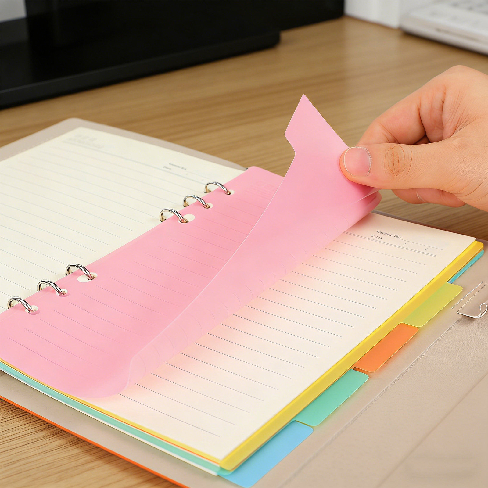10 قطع من فواصل التبويب الملون - مراجعة Index Tab Divider وسعره