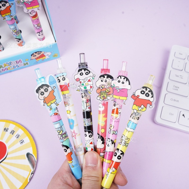 48pcs/box Crayon Shinchan Poin - مراجعة Stationery Office وسعره