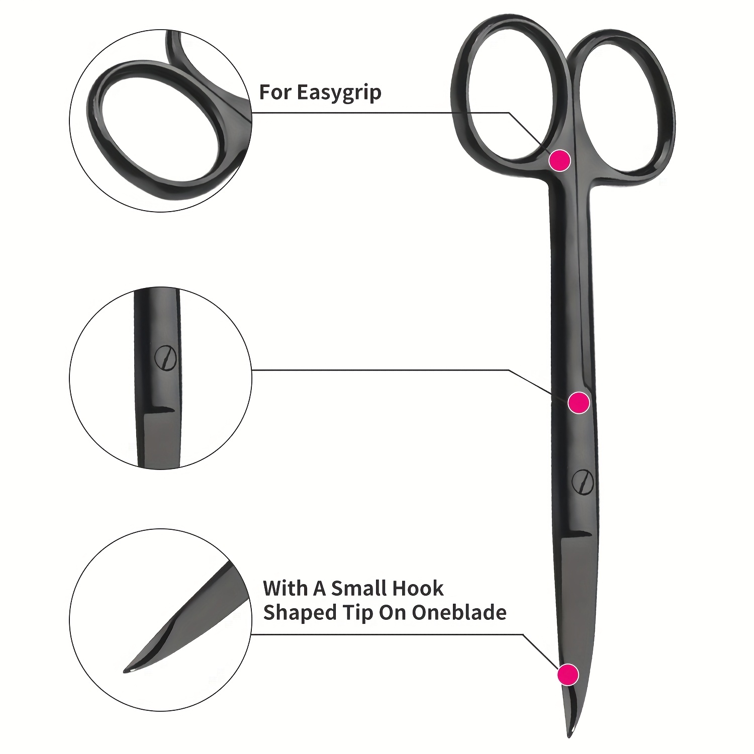 3 قطع من مقص إزالة الخياطة الم - مراجعة Scissors Stainless Craft وسعره
