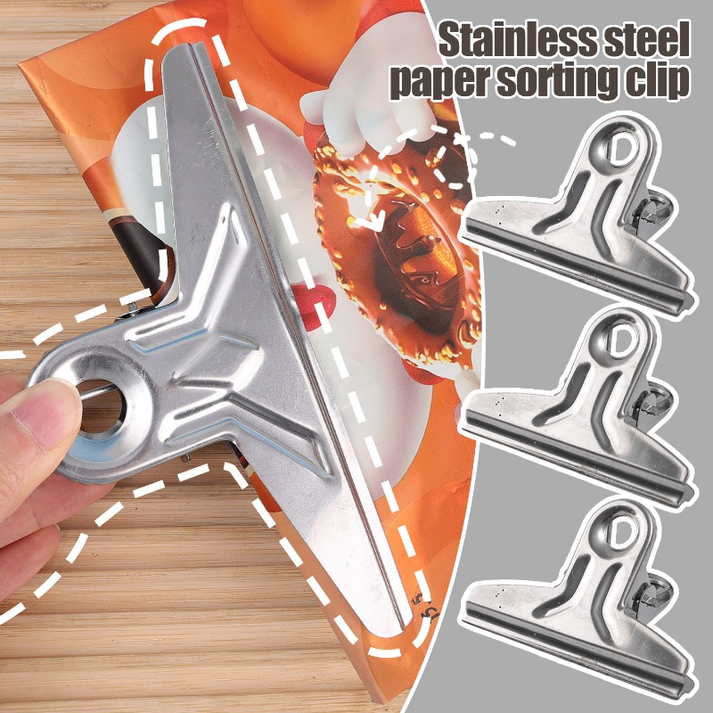 مشابك ورق البلدغ كبيرة جدًا، م - مراجعة Binder Clip Assorted وسعره