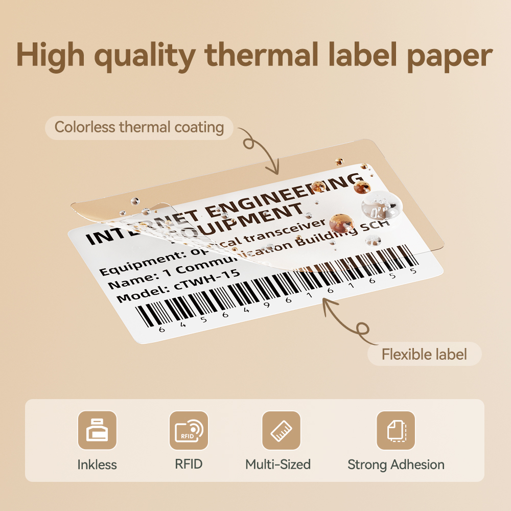 ورق ملصقات مقاوم للماء ملصق طب - مراجعة Label Printer Tape وسعره