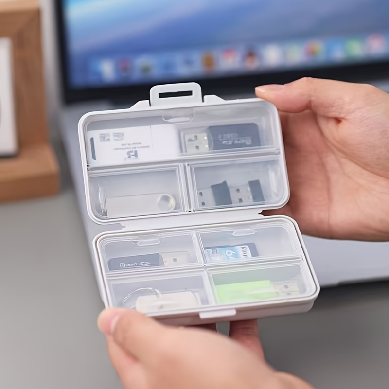صندوق تخزين USB مع أقسام وأغطي - مراجعة Stationery Office Supply Store وسعره