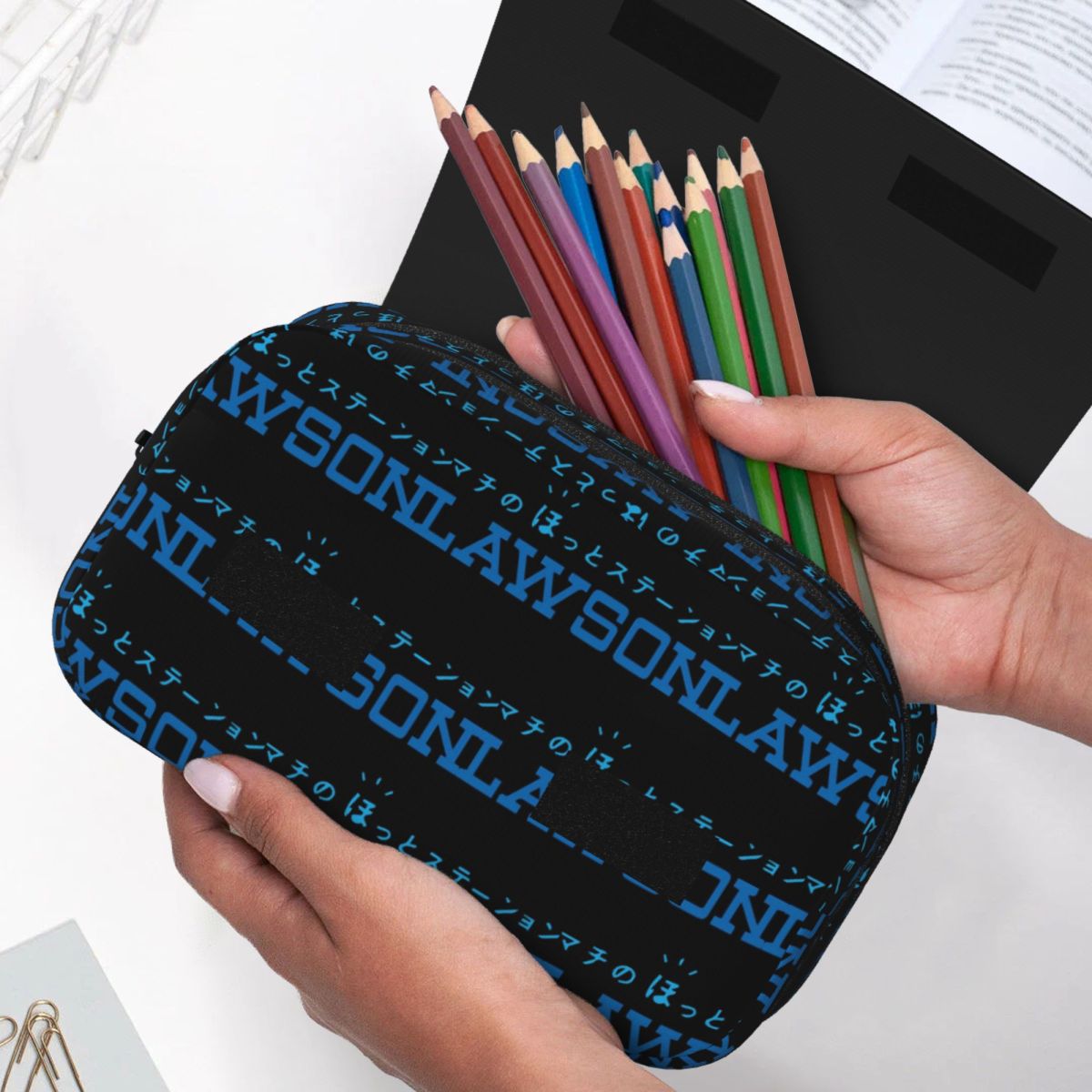 حافظة أقلام من متجر لوسون اليا - مراجعة Stationery Office Supply Store وسعره