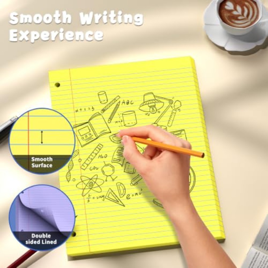 120 ورقة ملونة مقاس 8×10.5 بوص - مراجعة Paper Punch 3 Hole وسعره