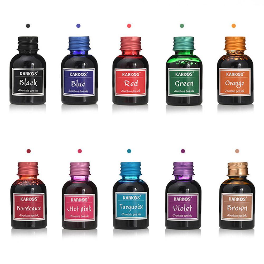 1 زجاجة YingXiong أسود ملون قل - مراجعة Calligraphy Ink Bottle وسعره