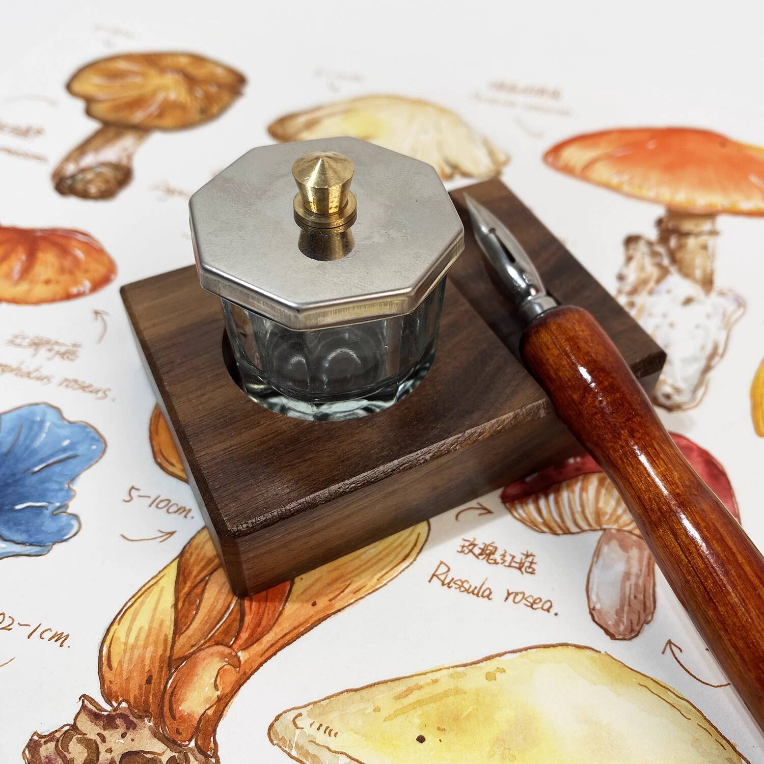قاعدة الحبر، مسند القلم، حامل  - مراجعة Calligraphy Ink Bottle وسعره